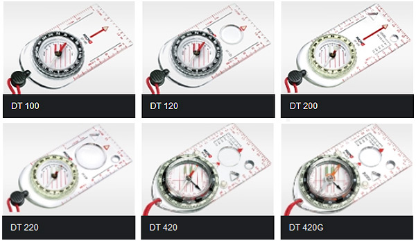 Recta DT Series Baseplate Compasses