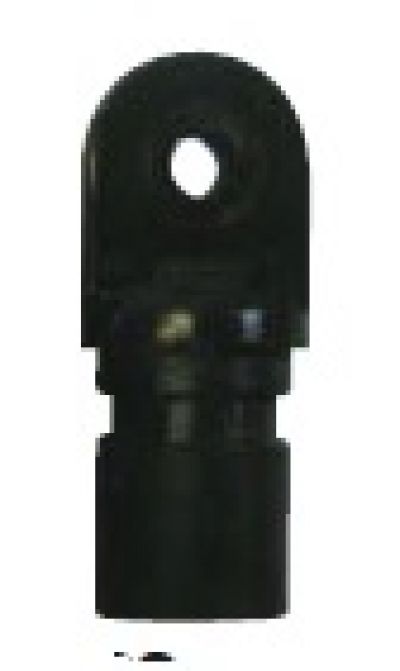 Bow End for tent pole 25mm plastic tube