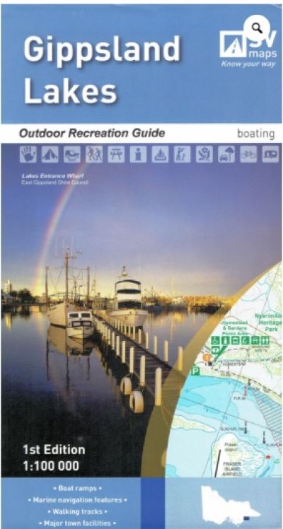 SV Gippsland Lakes Outdoor Recreation Map 1:100,000