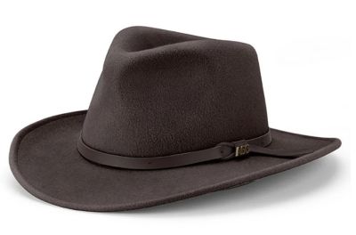 AVENEL 21770 Craig Wool Felt Hat - Chocolate