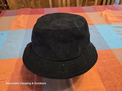 AVENEL 21890 Small Brim Corduroy Bucket Hat - Black