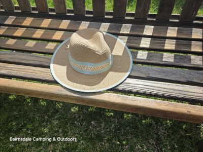 AVENEL 61756 Natural Fibre Braided Summer Fedora - Spearmint