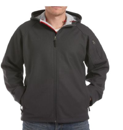 ADVENTURELINE Mens Thermo Hoodie - Charcoal/Navy