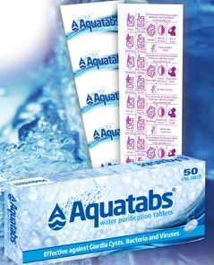 MEDENTECH Aquatabs Water Purification Tablets