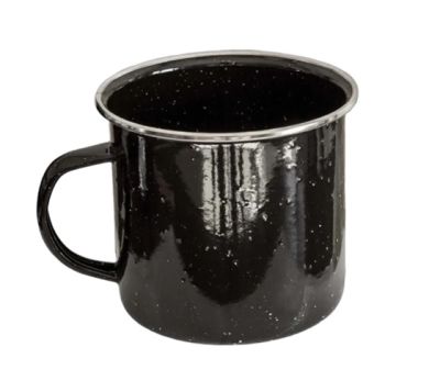 WILDTRAK Premium Enamal Mug 10cm - Black
