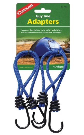 COGHLANS Guy Line Adaptors Pk4