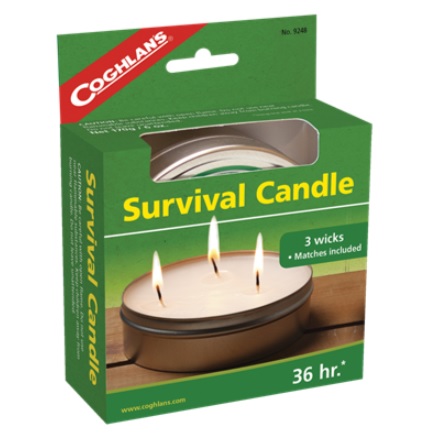 COGHLANS Survival Candle with a book of matches