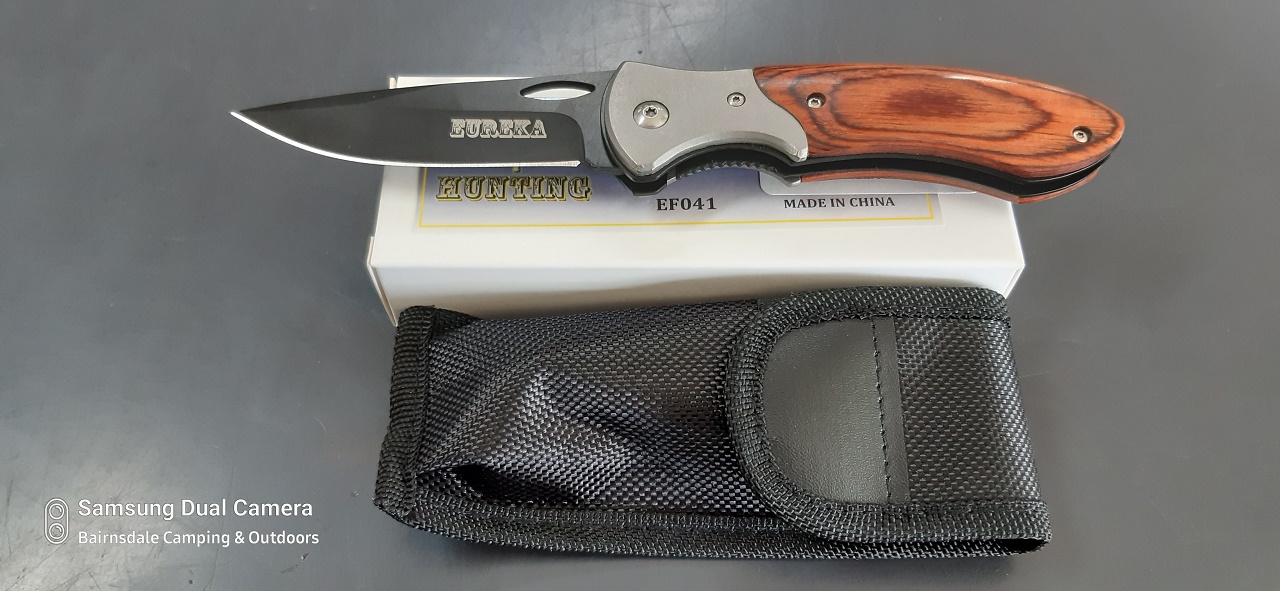 EUREKA Nevada EF041 Folding Knife with Sheath