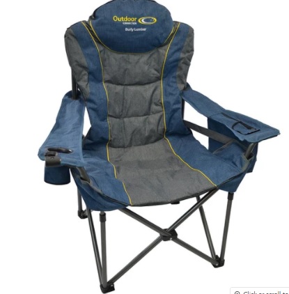 OUTDOOR CONNECTION Burly Lumbar Chair 160kg - Blue