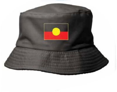 Aboriginal Flag Bucket Hat - one size fits all