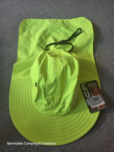 GUM AUSTRALIA GS2512 Kids Traveller Widebrim Legonnaire Hat - Fluro Green