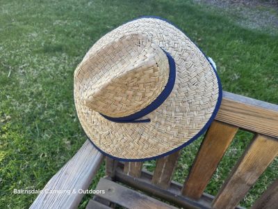 Avenel M4016F Mens Easton Rush Straw Hat - Navy