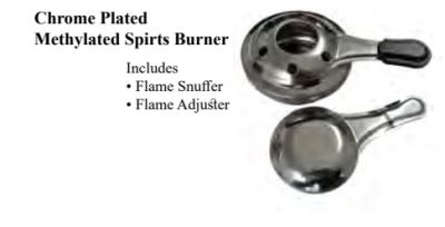 OUTDOOR MAGIC Chrome Plated Metholated Spirts Burner