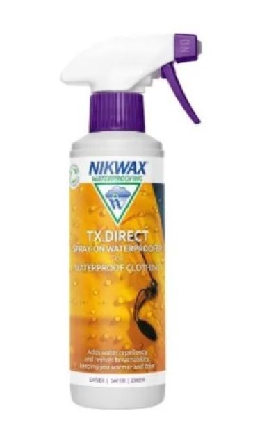 NIKWAX TX Direct Spray On for waterproofing clothing 300ml
