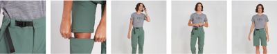 XTM Womens Wye River Zip Off Hike Pant - Spruce Green