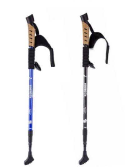 OSA Walking Pole with moulded handle - Blue