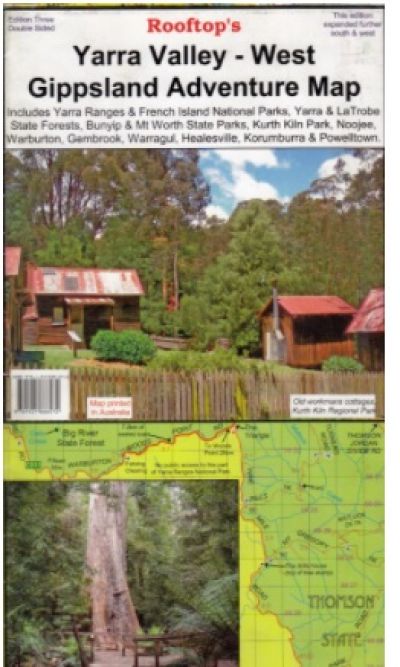 ROOFTOPS MAPS Yarra Valley-West Gippsland Adventure Map