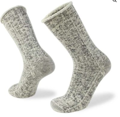 WILDERNESS WEAR S318 83% Australian Merino Woold Sock - Black Marle