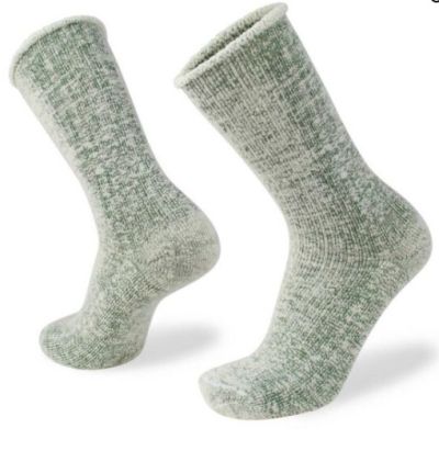 WILDERNESS WEAR S318 83% Australian Merino Woold Sock - Green Marle