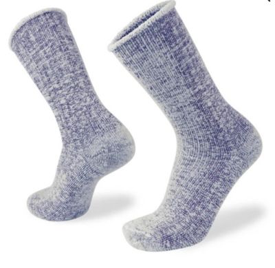 WILDERNESS WEAR S318 83% Australian Merino Woold Sock - Blue Marle