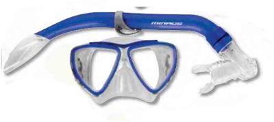 MIRAGE Turtle Silitex Mask and Snorkel Set - Junior
