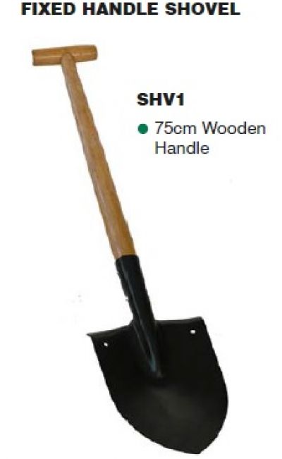 SUPEX  Fixed Wooden Handle Shovel