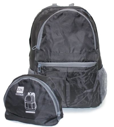 CAMPRO SL075 22 litre Folding Backpack - Black