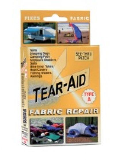 Tear Aid Type A Fabric Instant Repair Kit Gold Packaging