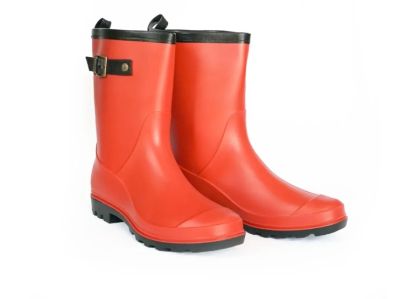 AUSSIE GUMBOOTS Ladies Victoria Calf Gumboot - Red