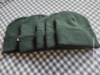 GUM AUSTRALIA Acrylic Flip Beanie Green - One Size Fits Most