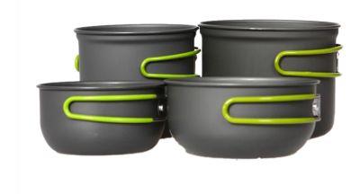 DOMEX  DOMC015 Anodised Cook Set - 4 pieces