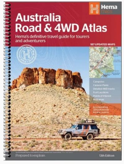 HEMA Australia Road & 4WD Atlas Edition 12.