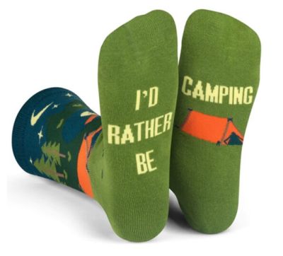 LAVLEY Fun Camping Socks - one size fits most