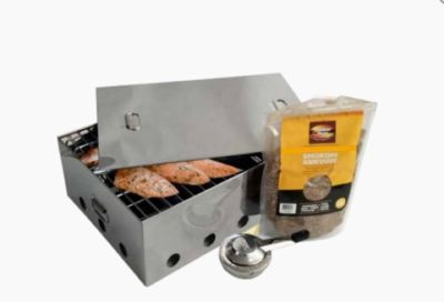 OUTDOOR MAGIC Stainless Steel Fish Meat Smoker