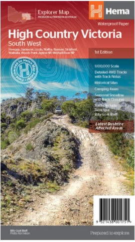 HEMA High Country Victoria South West Map