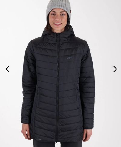 XTM Womens Highlander Longline Puffer - Black