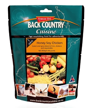 BACK COUNTRY Honey Soy chicken Freeze Dry Food Single Serve