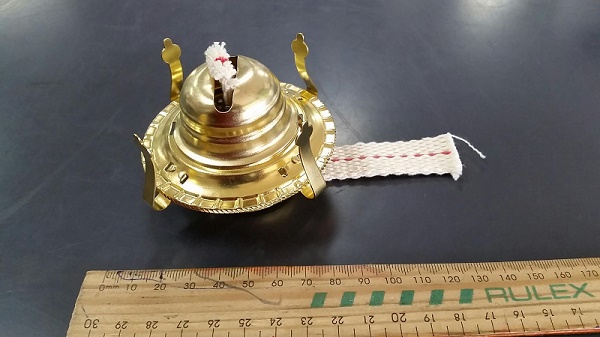 Kerosene replacement lamp burner 1"