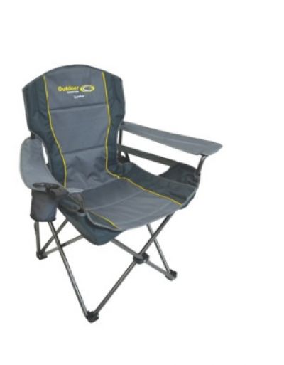 OUTDOOR CONNECTION  Lumbar Chair Grey Colour 130KG