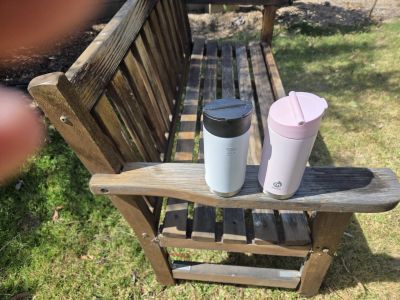 MIZU V5 Insulated Stainless Steel Bottle with Coffee Lid 450ml