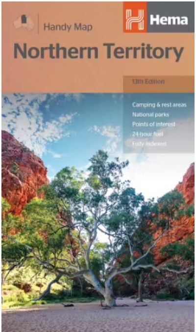 HEMA Northern Territory Handy Map - 13 Edition