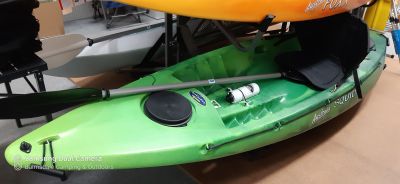 AUSTRALIS Squid Sit on Top Kayak with Backrest and Paddle