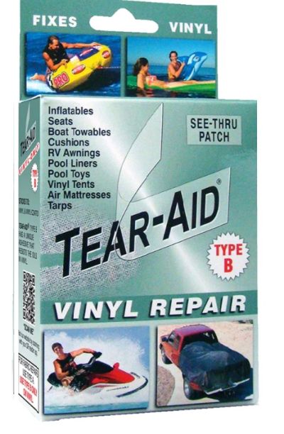 Tear Aid Type B Vinyl Instant Repair Kit Green Packaging