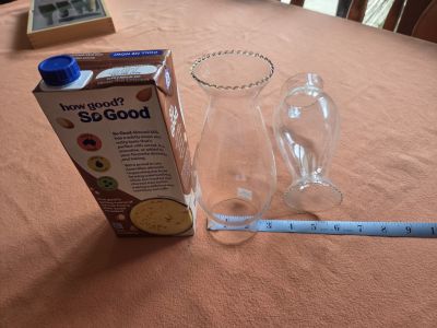 Kerosene Lotus 2 1/2 inch Lotus Crimp Top Glass Lamp Chimney