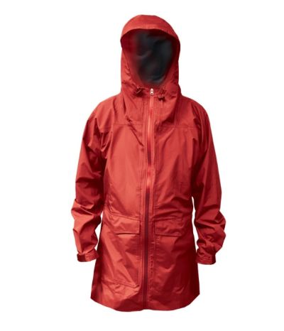 SHERPA Adults Trekker Long Length Trekker Rain Coat - Red